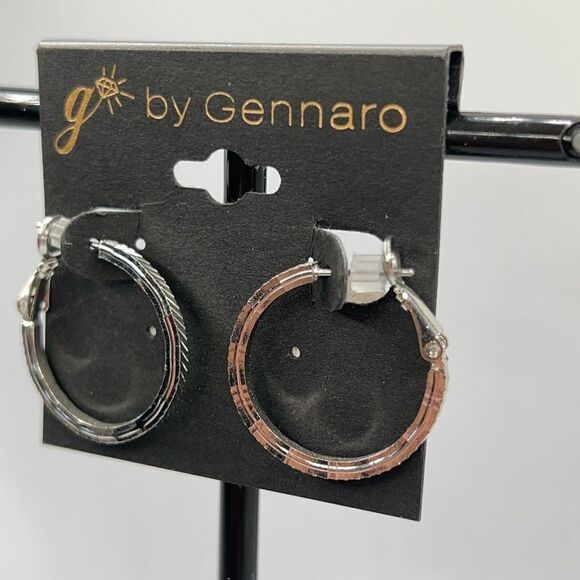 G by Gennaro Hoop Earrings $16ea / 3 for $25 - Picture 1 of 7